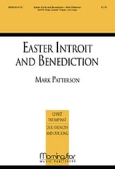 Easter Introit and Benediction SATB choral sheet music cover